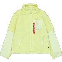 Sherpa Fleece Jacke mit Reißverschluss