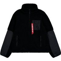 Sherpa Fleece Jacke mit Reißverschluss
