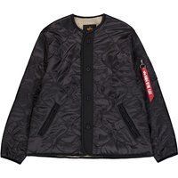 Gesteppte Feldjacke mit Teddyfutter