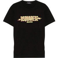 Baumwoll-T-Shirt mit Grafiklogo