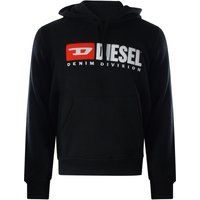 Schwarzer Hoodie mit Grafiklogo-Print