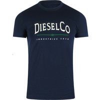 Diesel Industries T-Shirt mit Logo-Print
