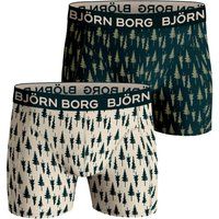 Boxershorts 2er-Pack mit Weihnachtsdesign