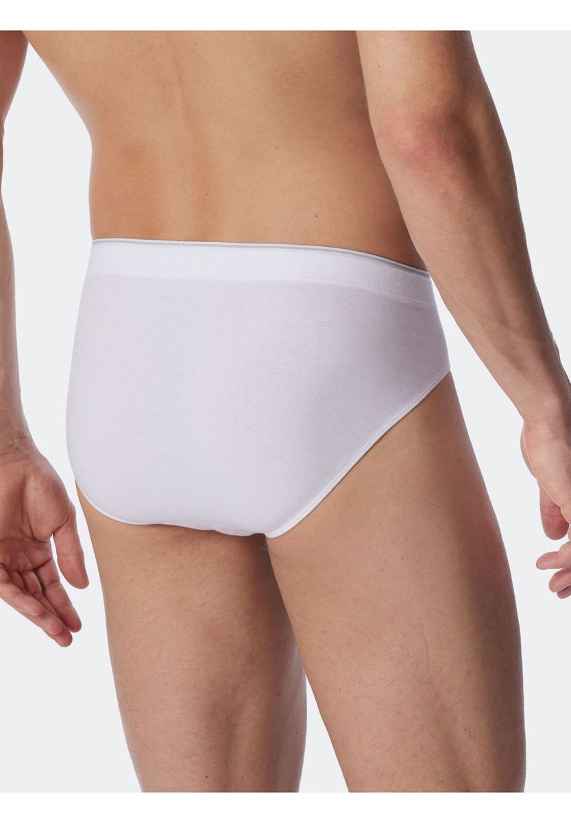 Klassische weiße Baumwollslips Unterwäsche