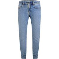 Hellblaue Slim-Fit-Jeans