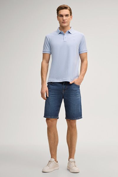 Joop! Primo Hellblaues Poloshirt Bio-Baumwolle Klassische Passform