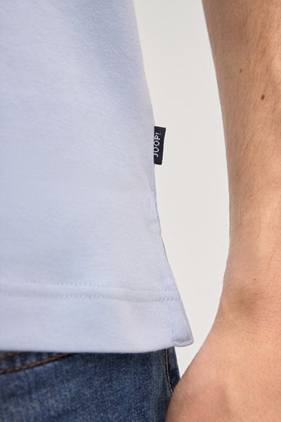 Joop! Primo Hellblaues Poloshirt Bio-Baumwolle Klassische Passform