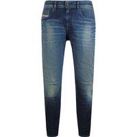Schmal Geschnittene Jeans im Used-Look