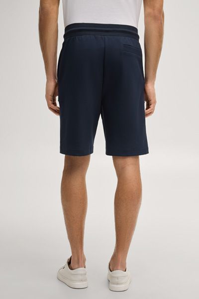 JOOP! Sweatshorts Joseignacio in Marineblau Baumwollmischung Kordelzug