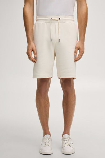 JOOP! Sweatshorts Joseignacio in Offwhite Baumwollmischung Unisex