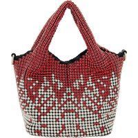 Mymo Handtasche Handtasche Frauen Rot Silber