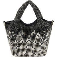 Mymo Handtasche Handtasche Frauen Schwarz Silber