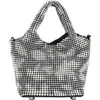 Strassverzierte trapezförmige Hobo-Tasche