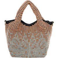Mymo Handtasche Handtasche Frauen Champagner Silber