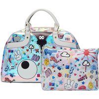 Mymo Handtasche Handtasche Frauen weiß mehrfarbig