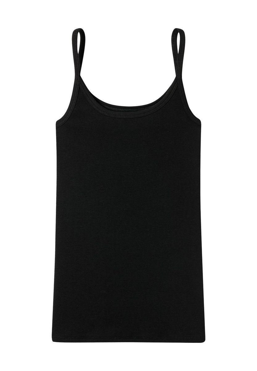 Geripptes Spaghetti-Träger Tanktop