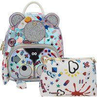 Mymo RUCKSACK RUCKSACK Frauen weiß mehrfarbig
