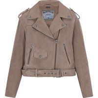 Dreimaster Jacke Frauen taupe grau
