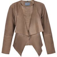 Dreimaster Jacke Frauen dunkler Stein