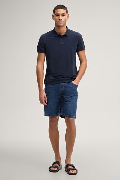 Joop! Jeans Cedricoa Marineblaues Poloshirt mit kurzen Ärmeln