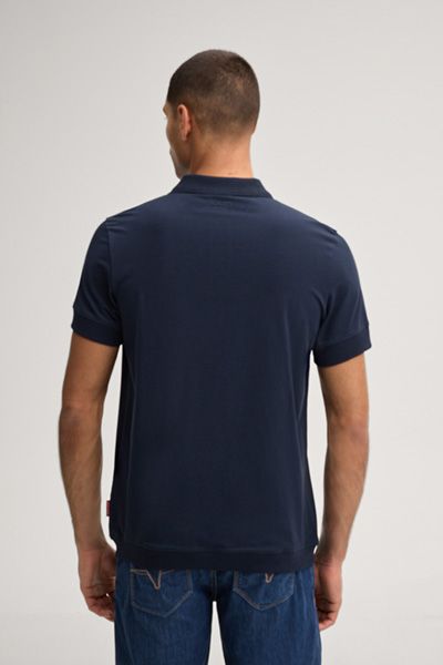 Joop! Jeans Cedricoa Marineblaues Poloshirt mit kurzen Ärmeln