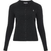 Dreimaster Strickjacke Frauen Schwarz