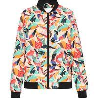 Mymo Jacke Frauen cremeweiß mehrfarbig