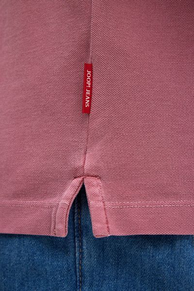 Joop Jeans Ambrosius Poloshirt in Altrosa Stretch-Baumwolle