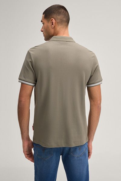 Joop! Jeans Herren Amare Khaki Struktur Piqué Poloshirt
