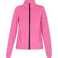 Sportliche pinkfarbene Jacke mit Reißverschluss