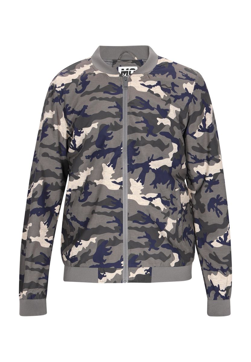 Bomberjacke mit geometrischem Print
