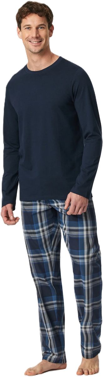 Minimalistisches Langarm-Lounge-Shirt