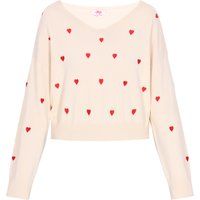 Mymo Pullover Frauen cremefarben