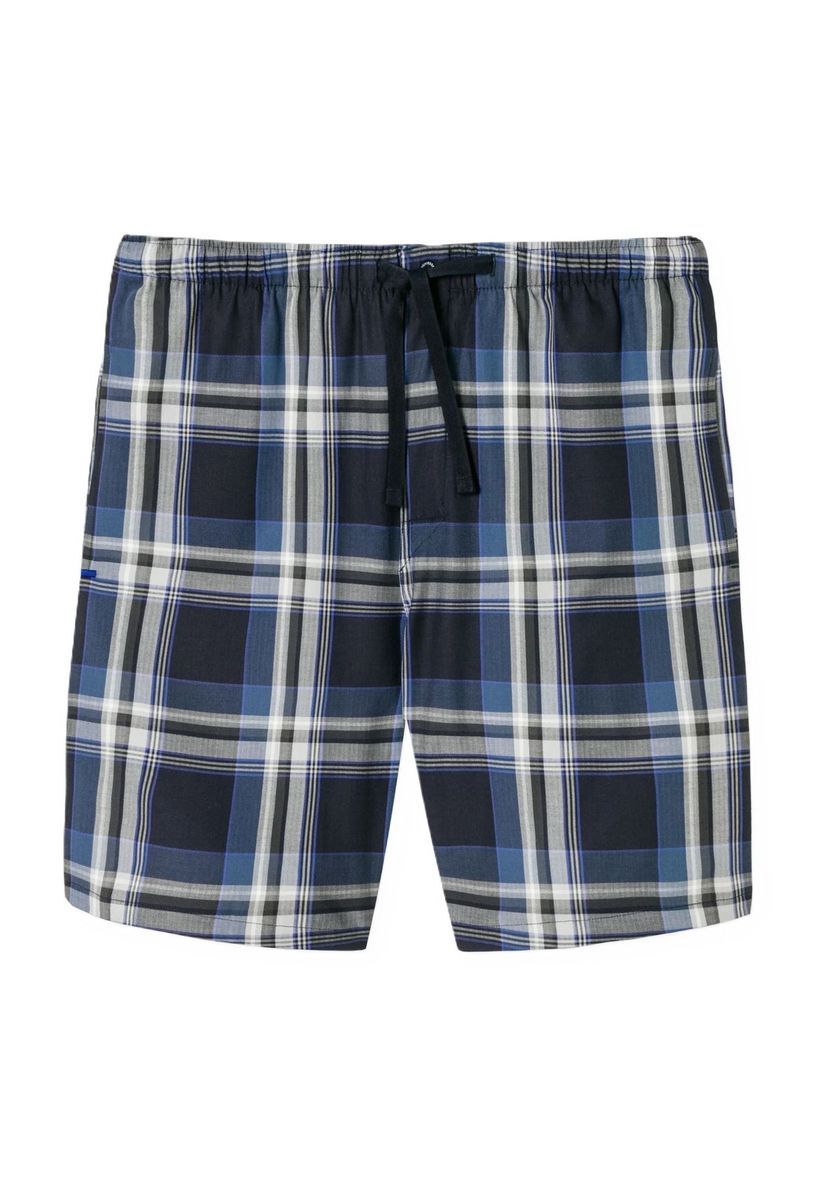 Herren Schlafshorts aus Baumwolle mit Karomuster