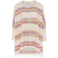 Mymo Pullover Frauen Wollweiß