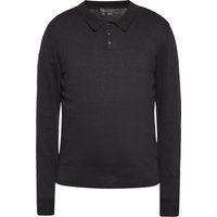 Langärmliges Strickpolohemd