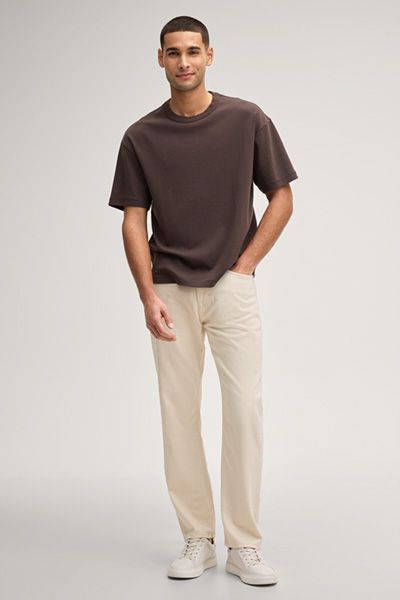 JOOP! Jeans Ciarlan Dunkelbraunes T-Shirt Relaxte Passform Baumwolle