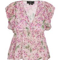 Faina Bluse Frauen hellviolett mehrfarbig