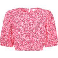 Mymo Bluse Frauen rosa weiß