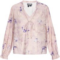 Dreimaster Bluse Frauen lila