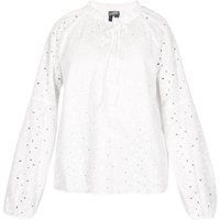 Dreimaster Bluse Frauen Weiß