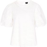 Dreimaster Bluse Frauen Weiß