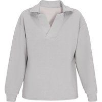 Mymo Bluse Frauen hellgrau