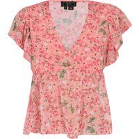 Faina Bluse Frauen Koralle mehrfarbig