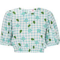 Mymo Bluse Frauen türkis mehrfarbig