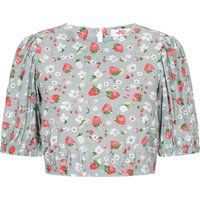 Mymo Bluse Frauen Salbeigrün mehrfarbig