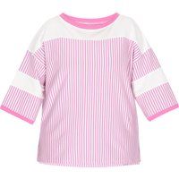 Gestreiftes Plus-Size Boxy T-Shirt