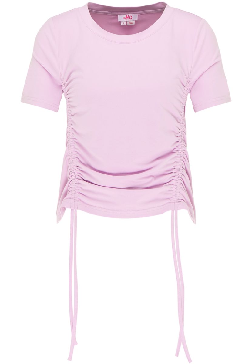 T-Shirt mit Raffung und Tunnelzug