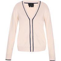 Dreimaster Strickjacke Frauen hellbeige