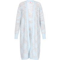 Mymo Strickjacke Frauen blau meliert